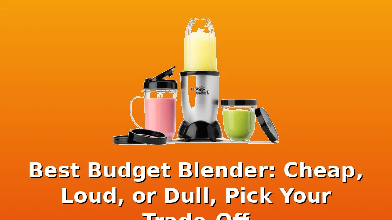 Best Budget Blender: Cheap, Loud, or Dull — Pick Your Trade-Off - Pulp Cove review with measurements and honest opinion