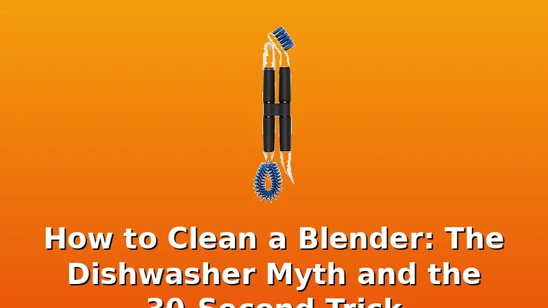 How to Clean a Blender: The Dishwasher Myth and the 30-Second Trick - Pulp Cove review with measurements and honest opinion