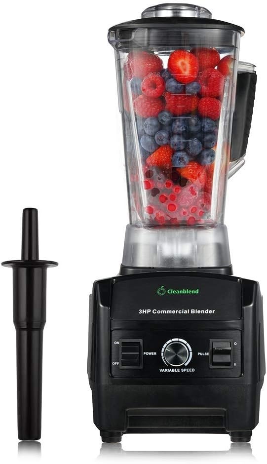 Cleanblend Commercial Blender with 64 oz pitcher
